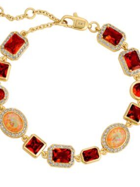 Christin Marie Studio Garnet Sunset (Orange) Solstice Gemstone Bracelet(NIB)
